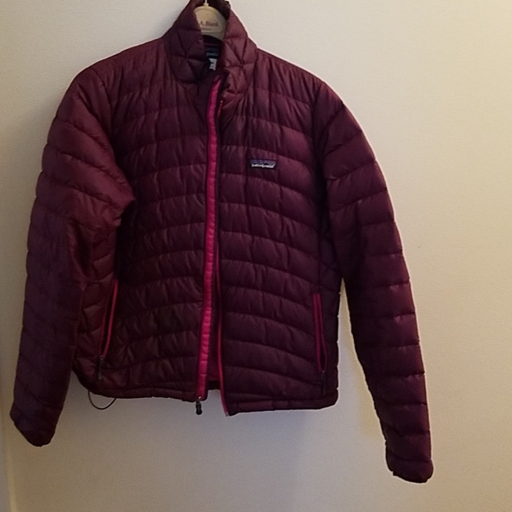Purple Patagonia down jacket size L